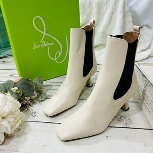 sam edelman lani leather Chelsea ankle booties NWT